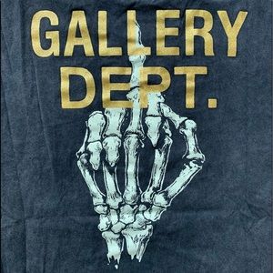 Gallery Dept T Shitrs Men's Summer Skull Hand Bone T-shirt